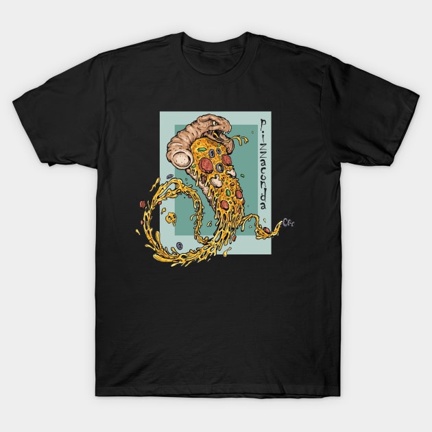 pizzaconda T-Shirt by namaluandsg